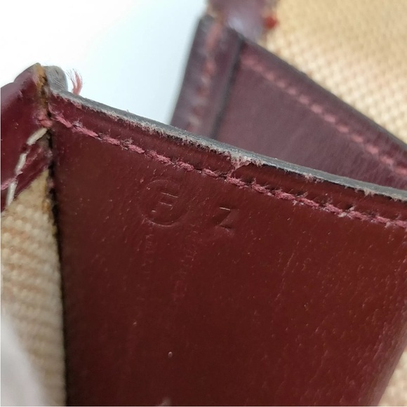 Hermes Bordeaux Leather Clutch Jige GM - Picture 10 of 14